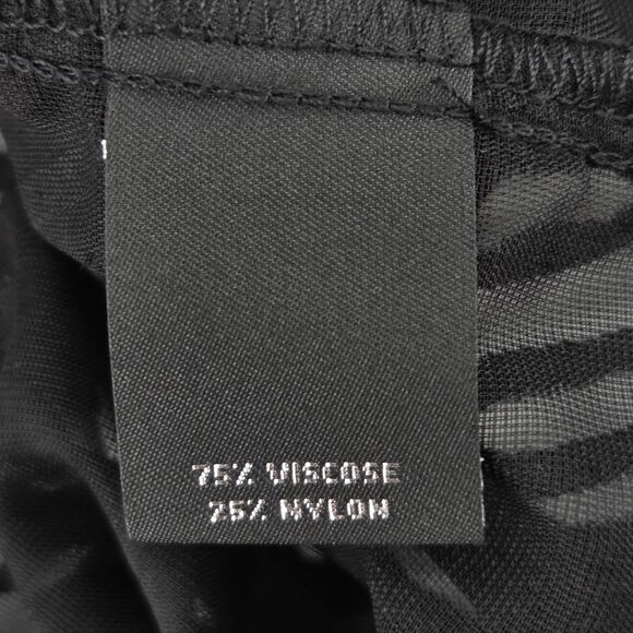 Slim Factor Holiday Shine Velvet Burnout Button Up Down Shirt Womens L Witchy - Picture 7 of 8